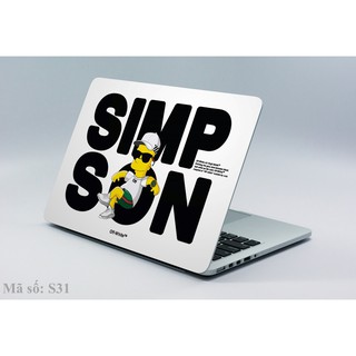 Decal dan laptop Off-White Simpson