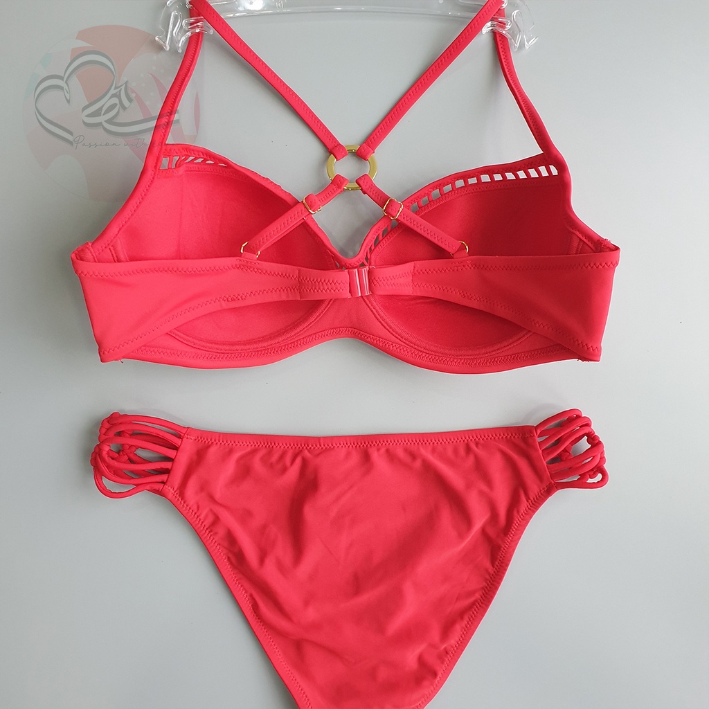 Bộ bơi hai mảnh phối dây CAL cobey xuất khẩu Ý