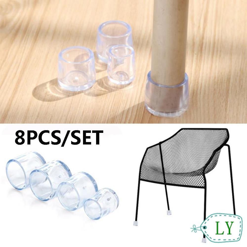 Set 8 Miếng Silicone Bọc Chân Bàn Ghế Chống Trượt Tiện Dụng