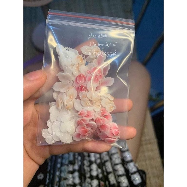 Hoa Bột Nails -Hoa Gắn Móng Chân- Giá 1 bông