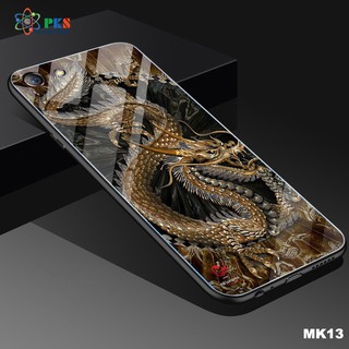 Ốp lưng Iphone 6 Plus/ 6s Plus in 3D hình rồng mặt lưng kính cường lực