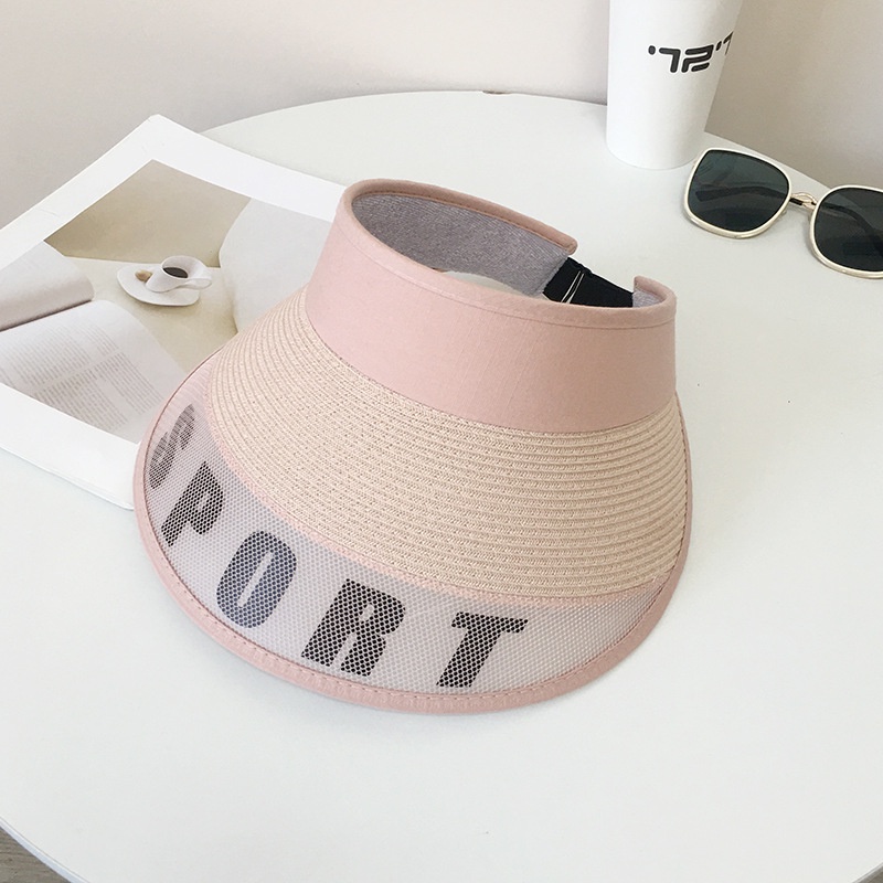 Mũ Cói Chống Nắng Hở Chóp Phong Cách Hàn Quốc Thời Trang Đi Biển Mùa Hè Cho Nữ