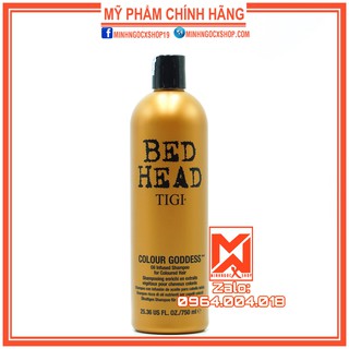 DẦU GỘI DẦU XẢ TIGI CHO TÓC NHUỘM TIGI BED HEAD COLOUR GODDESS 750ML - CHÍNH HÃNG