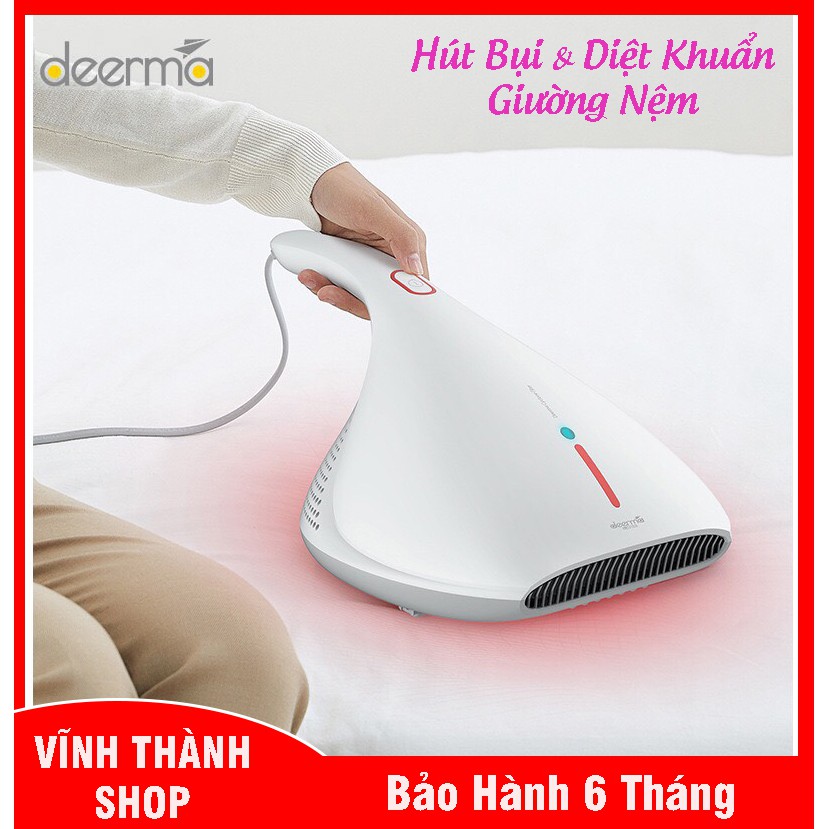 Máy Hút Bụi Diệt Khuẩn Giường Nệm Bằng Tia UV Xiaomi Deerma CM800 - Máy Hút Bụi Mịn Công Suất Lớn 450W