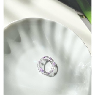 nhẫn nhựa resin đủ màu