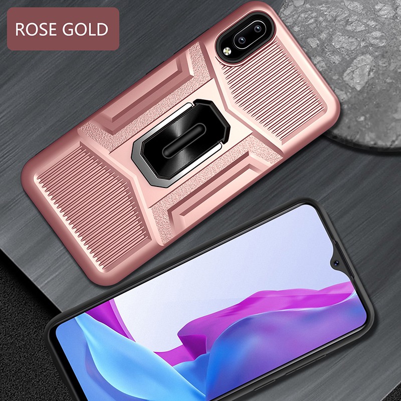 Suitable for oppo reno5-4G mobile phone case reno2z full package anti falling cover realme 5 tide realme c3 men's personality creativity realme c3 new realme 5 soft silicone anti falling high grade with ring magnet