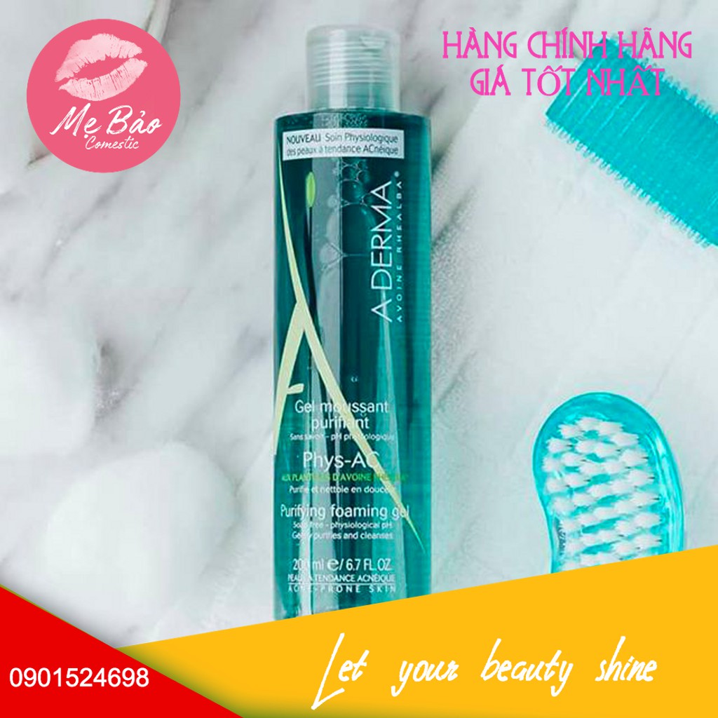[CHÍNH HÃNG] Sữa rửa mặt Aderma 100ml