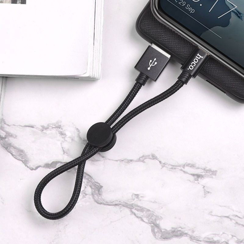 Cáp Sạc Nhanh 25cm Hoco X35 USB to Lightning Chuyên Dùng Cho Sạc Dự Phòng Cho Điện Thoại Iphone Airpod Ipad