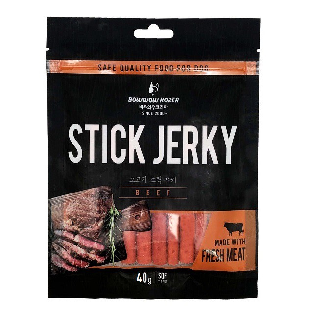 Thịt Bò Que Snack Cho Chó BowWow Stick Jerky