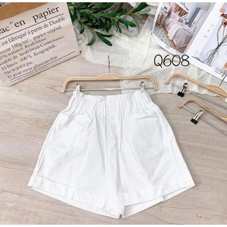 quần short kaki nút lưng thun