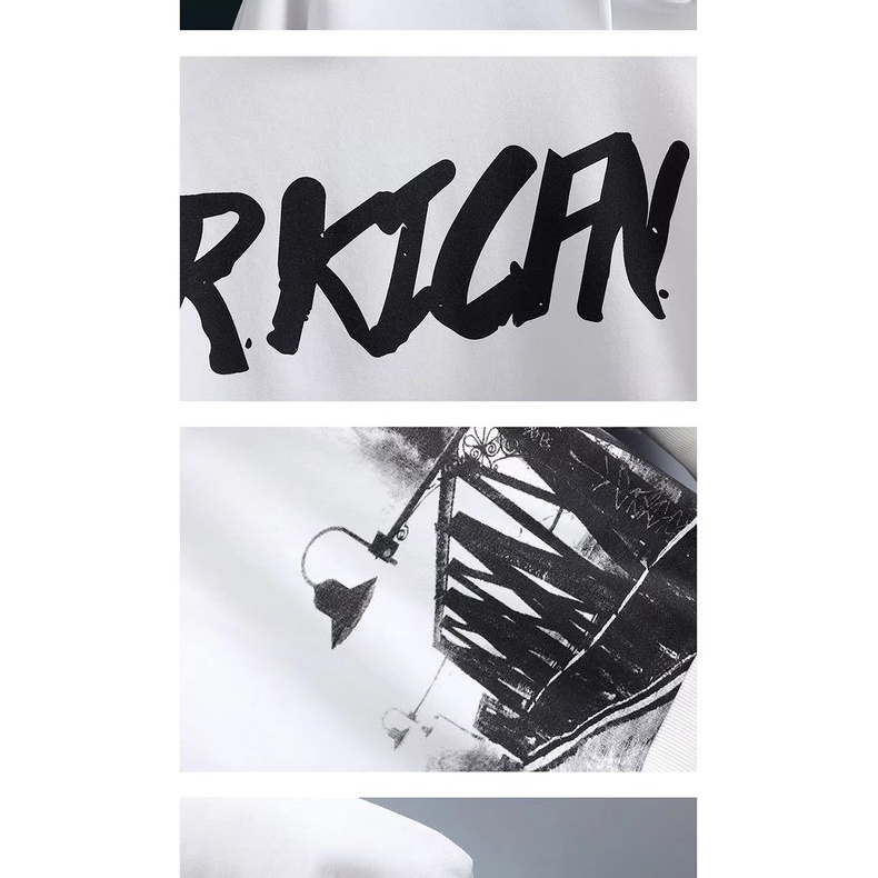 Áo Hoodie Dài Tay Dáng Rộng In Hình Thời Trang Mùa Thu Đông Dành Cho Nam