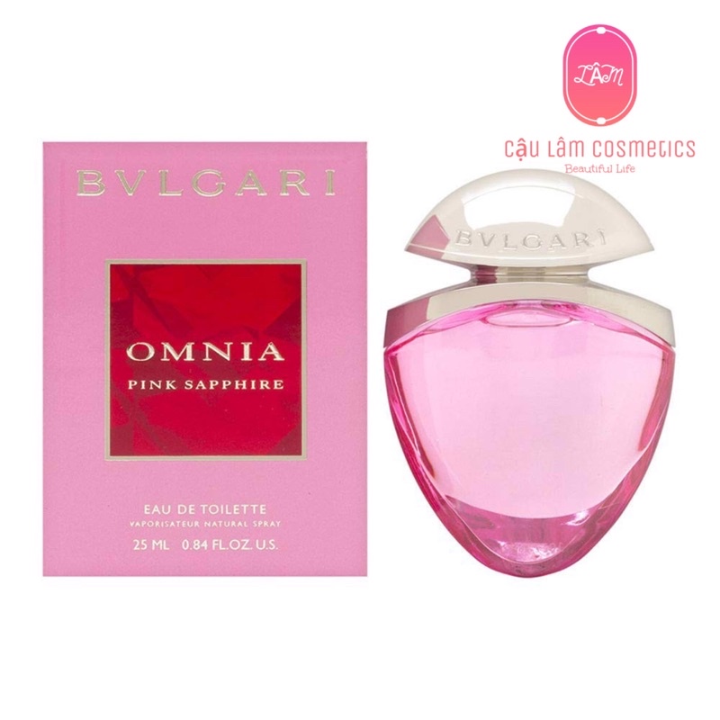 Nước Hoa BVLGARI OM NIA PINK SAPPHIRE 25ml