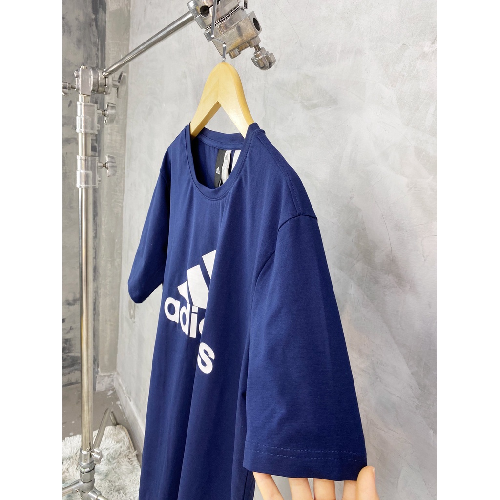 (HÀNG XUẤT XỊN) Váy / Đầm das xanh 1800 Essential Logo Dress Navy Made in Cambodia full tag code