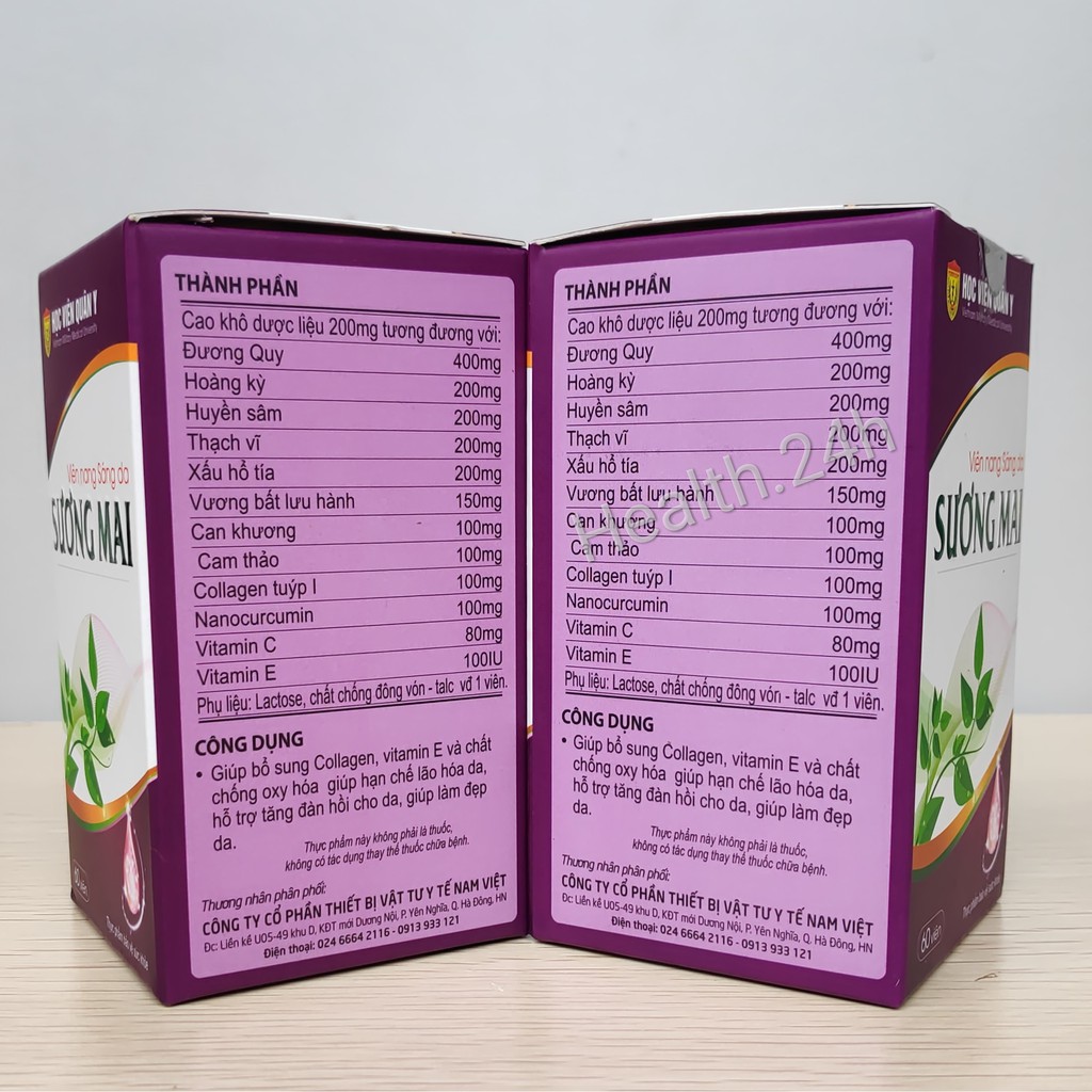 Viên sáng da Sương Mai - Học Viện Quân Y | BigBuy360 - bigbuy360.vn