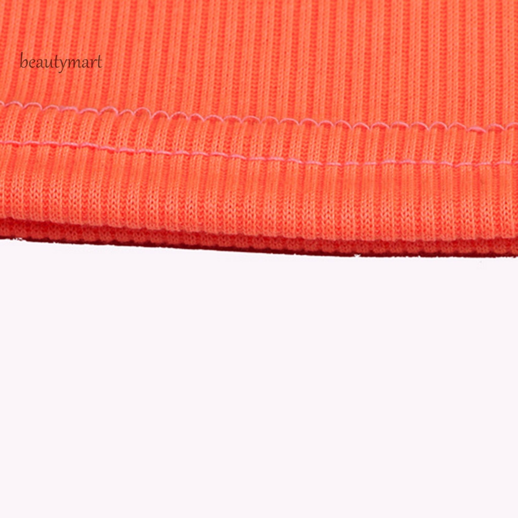 (Shop Amart) Áo Croptop Thiết Kế Lệch Vai 1 Màu Cho Nữ