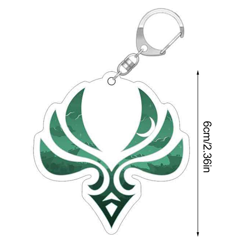 Móc Khóa Acrylic Laser tmdbyx Genshin Va Chạm