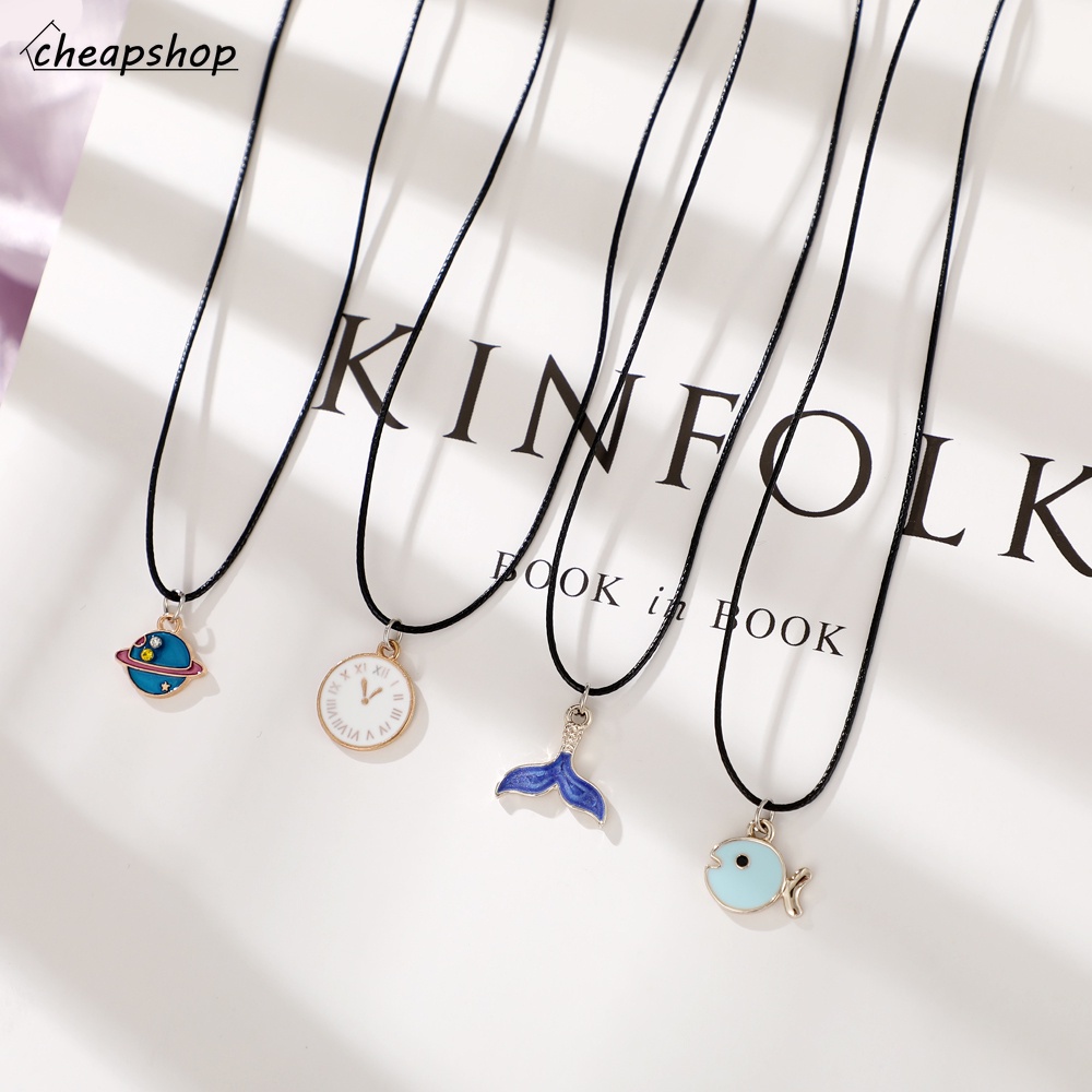 iF YOU Vòng cổ   mặt hoạt hình phong cách Hàn Quốc thời trang cho nữ