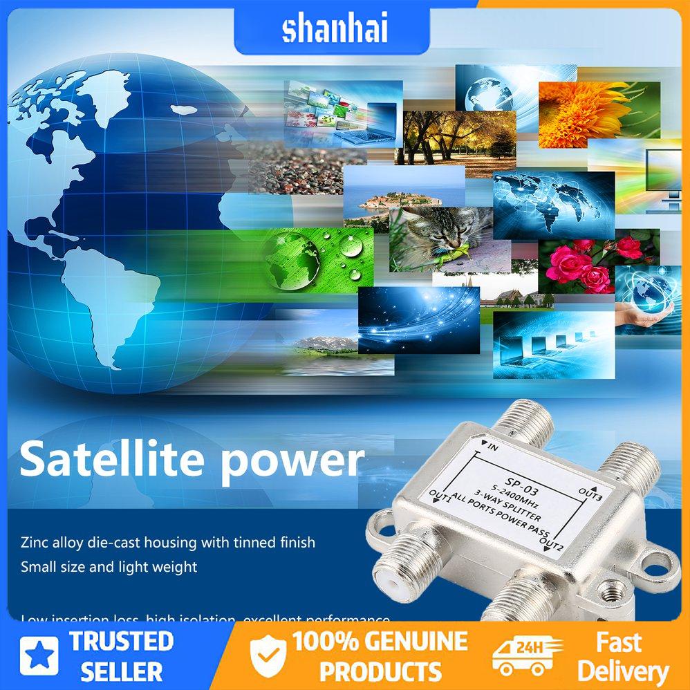 Bộ Chia Tín Hiệu Vệ Tinh 3 Cổng Js-Sp03 Tiện Dụng Chất Lượng Cao
