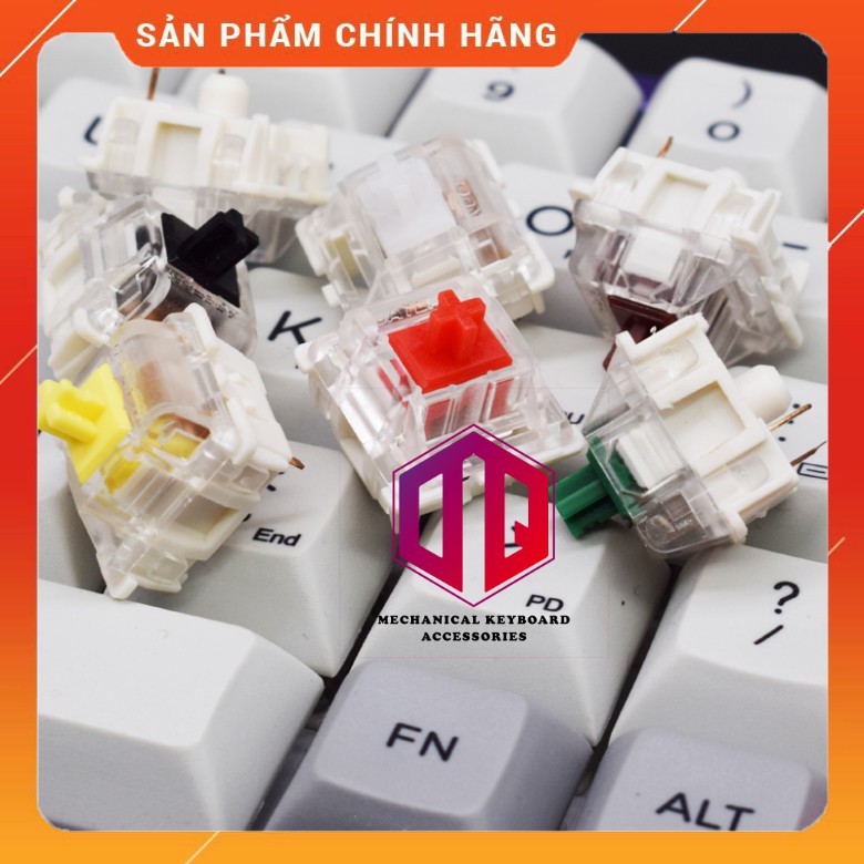 Switch Gateron SMD RGB chân 3 pin - Switch Gateron KS9 - Công tắc xuyên led thay thế cho bàn phím cơ