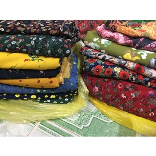Set vải hoa lụa , tăm