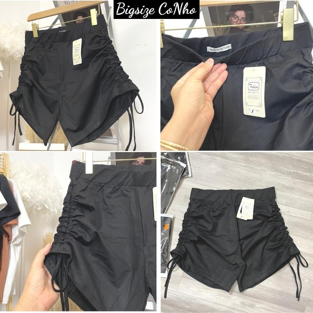 Quần đùi rút dây bigsize nữ, Quần short nữ bigsize ngoại cỡ từ 58-100kg QR | BigBuy360 - bigbuy360.vn