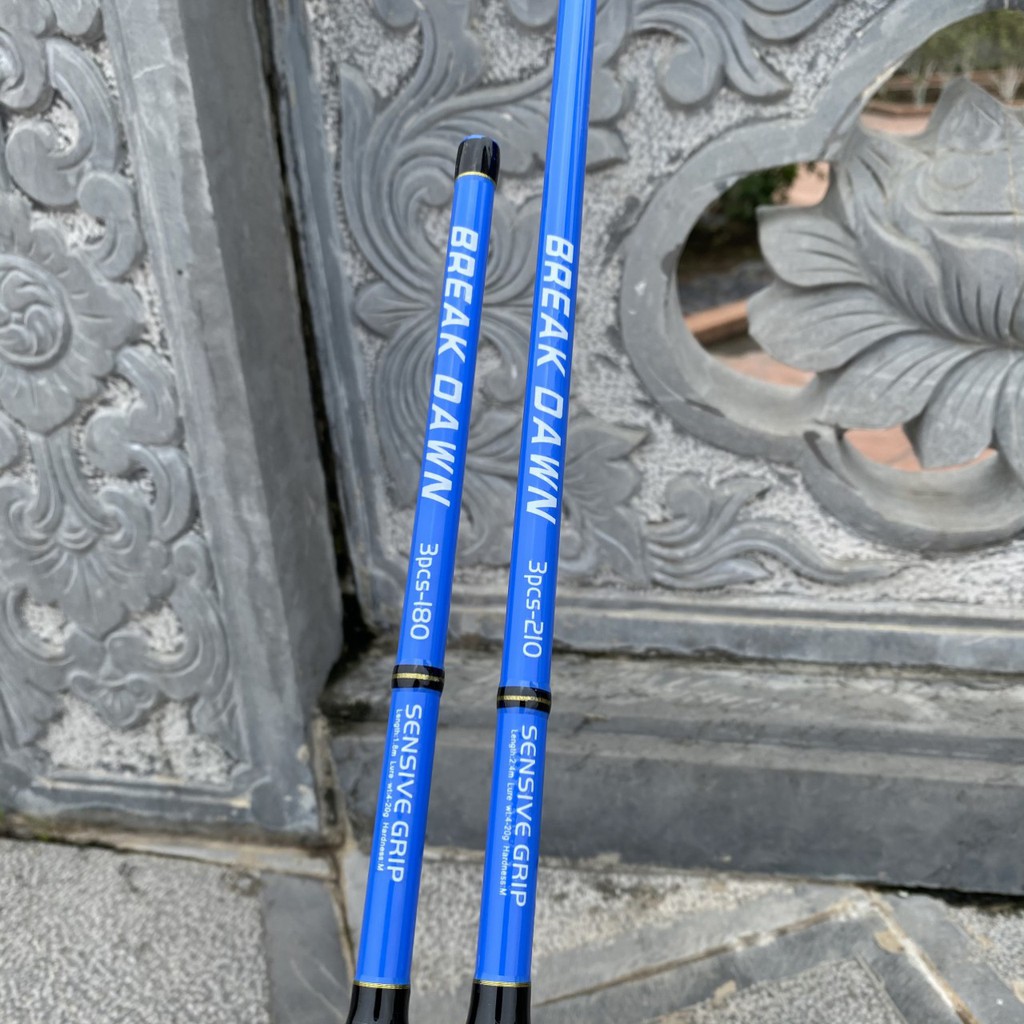 Cần Câu Lure 3 Khúc BREAK DAWN Thu Gọn 65cm Đồ Câu Lure Cần chuyên câu lóc