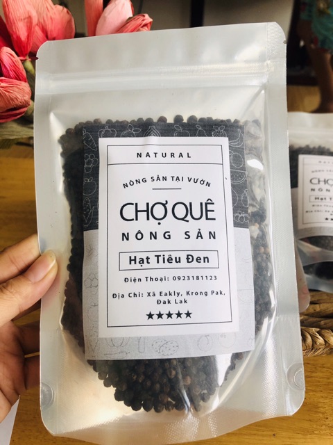 1Kg Hạt Tiêu Đen - 100% Nguyên Chất Nhà Trồng