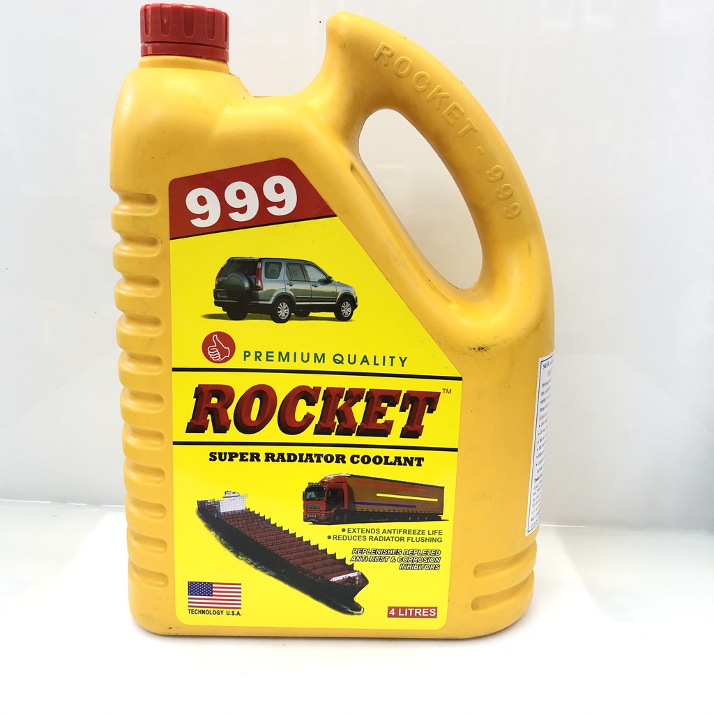 NƯỚC LÀM MÁT ROCKET 999 (MÀU ĐỎ) 4 lít