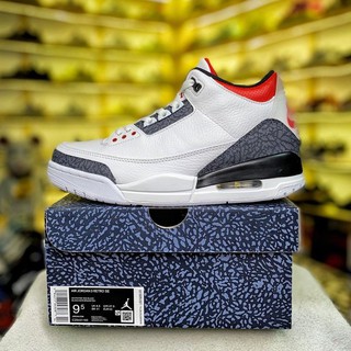 Giày Air Jordan 3 "Fire Red" (Best Quality)