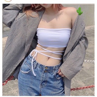 ÁO ỐNG CỘT DÂY EO