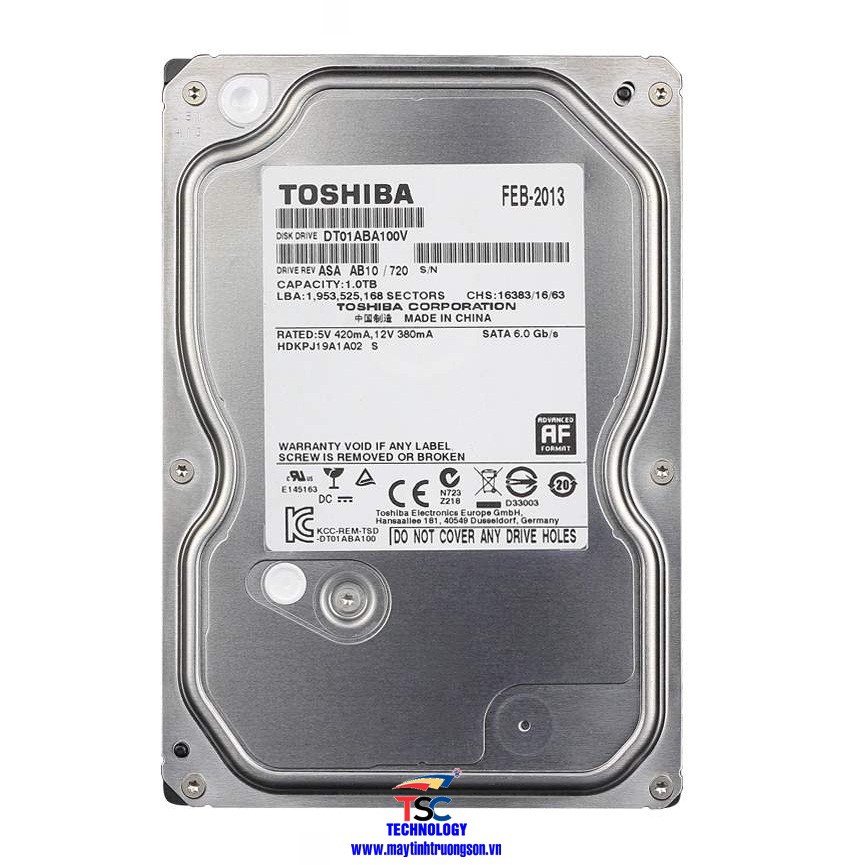 Ổ Cứng Toshiba HDD 2000Gb | Chính Hãng Bảo Hành 24 Tháng Maytinhtruongson.vn