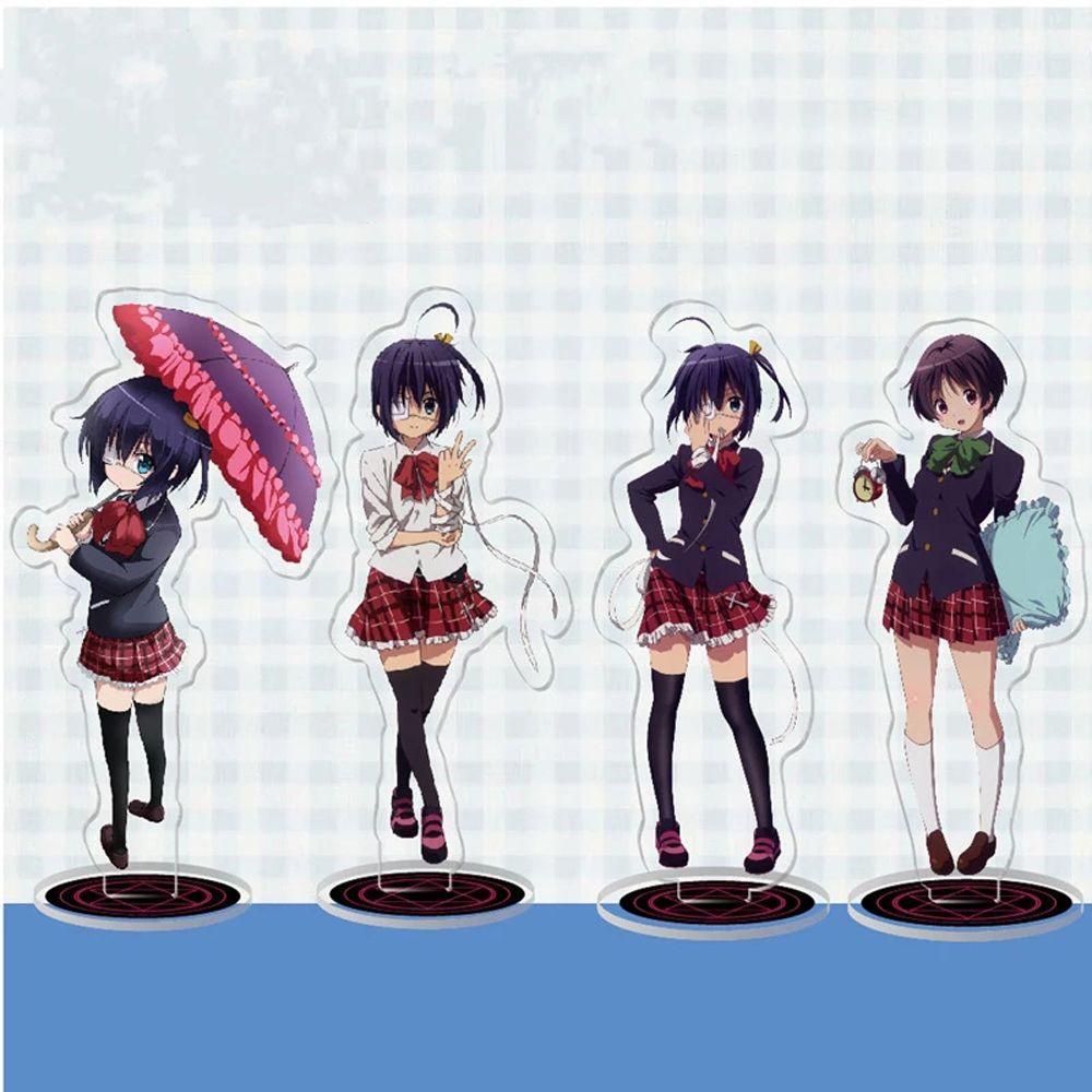 Mô Hình Nhân Vật Takanashi Rikka Hoạt Hình Bằng Acrylic Trong Suốt Kích Thước 16cm