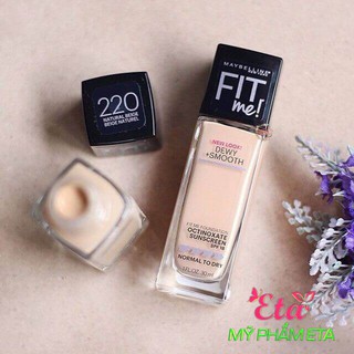 Kem nền Maybelline Fit Me DEWY SMOOTh Foundation trang điểm da hoàn hảo cho da thường và da khô