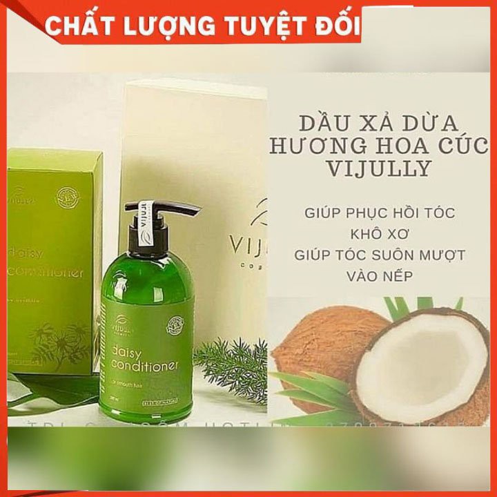 Dầu Xả Tóc Cao Cấp Vi Jully - Phục Hồi Tóc Hử Tổn, Chẻ Ngọn