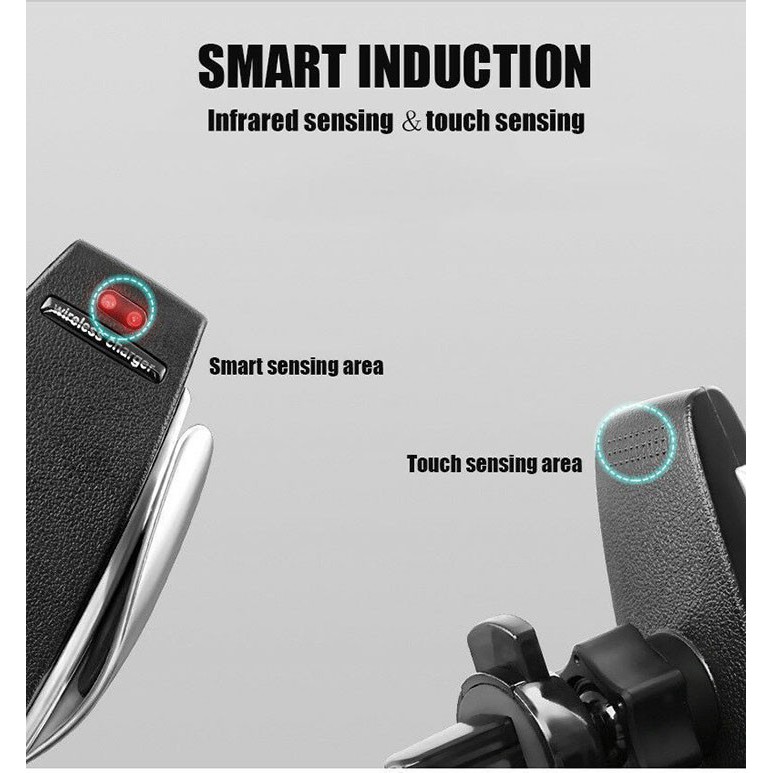 Đế Sạc Nhanh Điện Thoại Không Dây Trên Xe Ô Tô SMART SENSOR S5