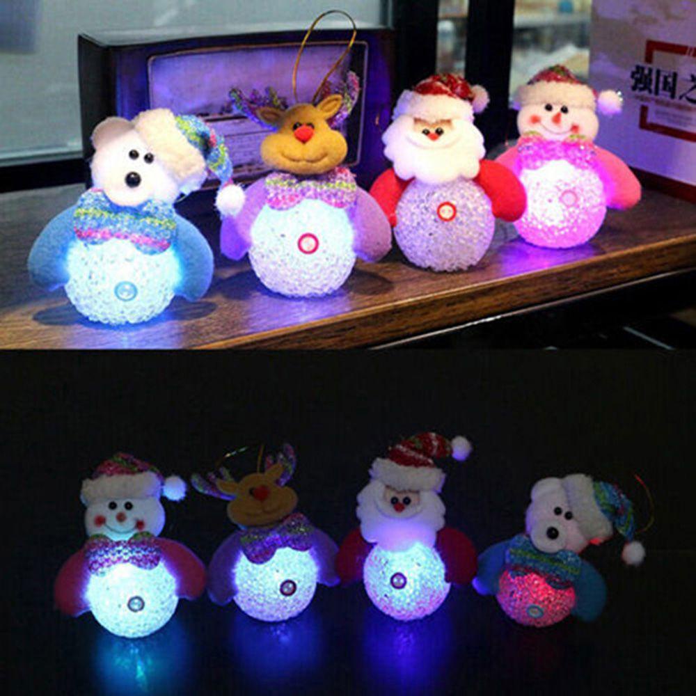 Phụ Kiện Trang Trí Cây Thông Giáng Sinh Hình Ông Già Noel / Người Tuyết Dễ Thương