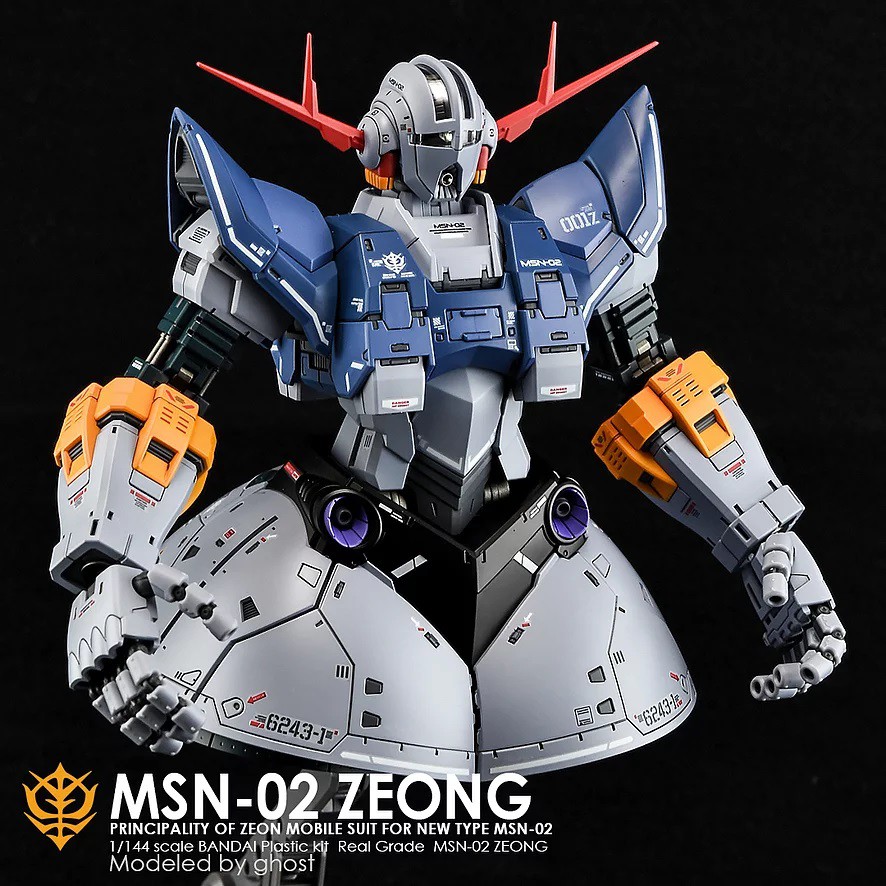 Decal nước dán mô hình RG 1/144 Zeong MSN-02 EVO UV các loại - Water sticker