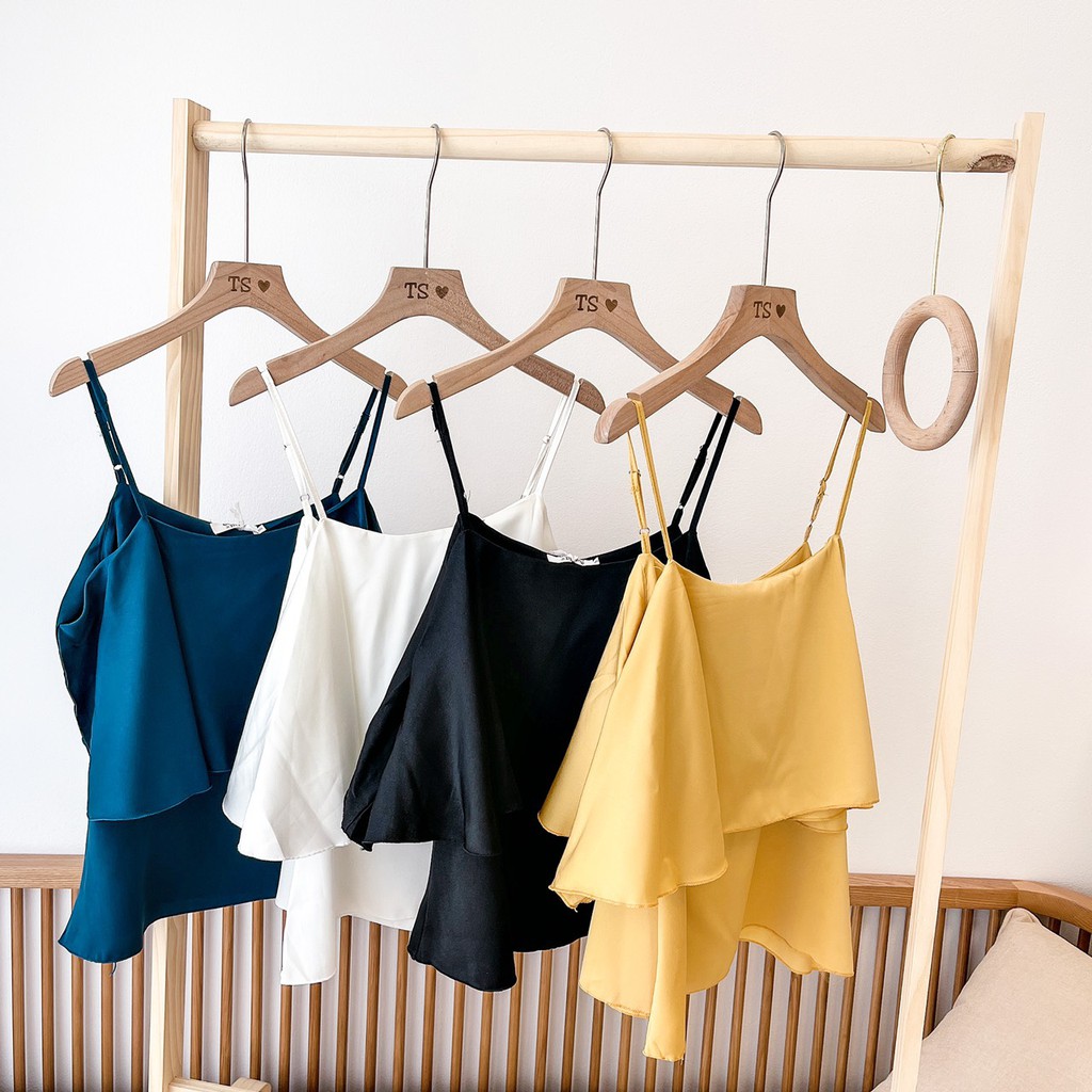 ÁO 2 DÂY NỮ LỤA BÈO 2 TẦNG TIỂU THƯ NHẸ MÁT A135 | BigBuy360 - bigbuy360.vn