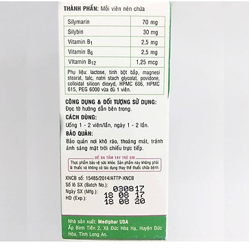 Cadumarin Fort – Hỗ trợ điều trị viêm gan, phục hồi chức năng gan, tăng cường giải độc gan (100 viên)