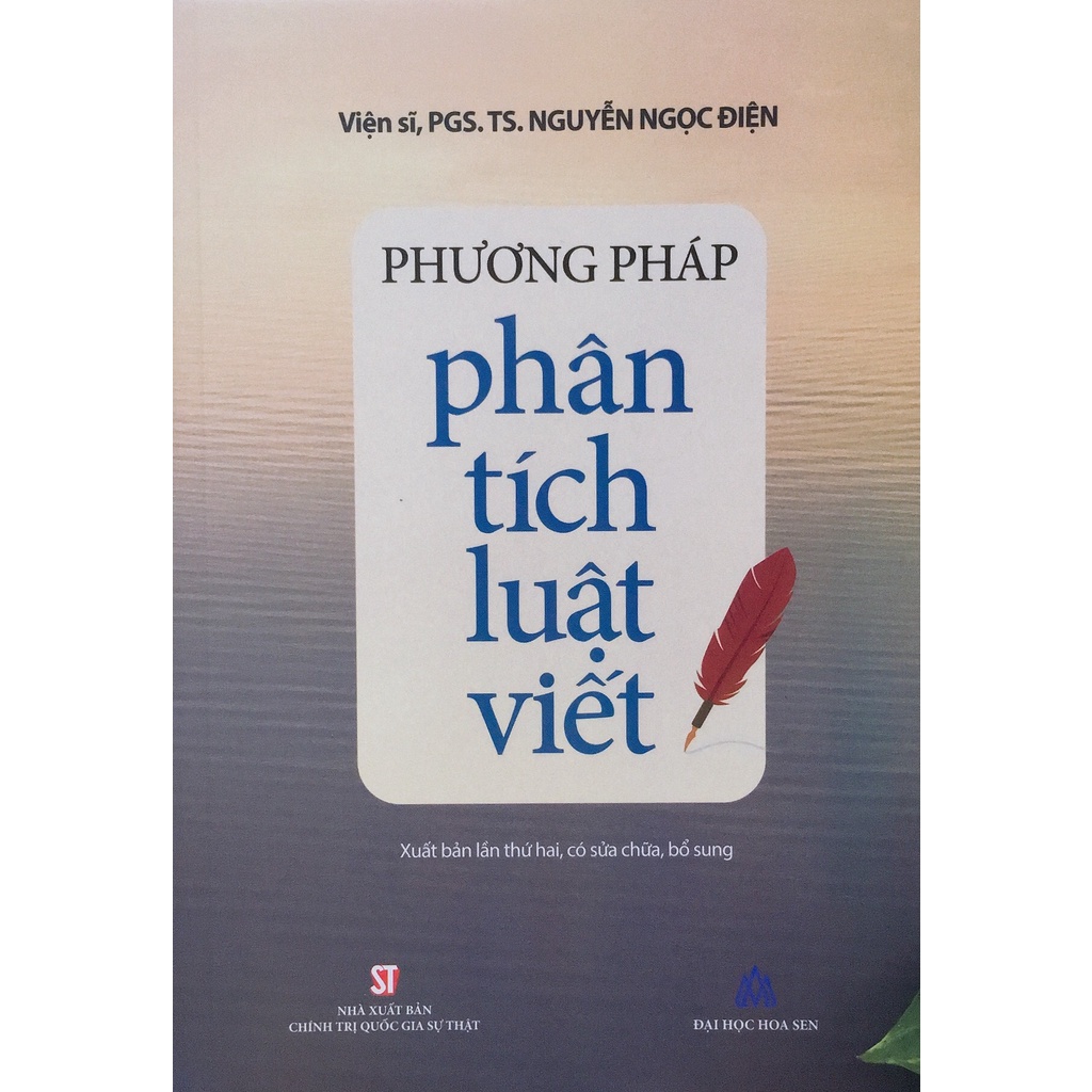 [Sách] Phương pháp phân tích luật viết (xuất bản lần thứ hai, có sửa chữa, bổ sung)