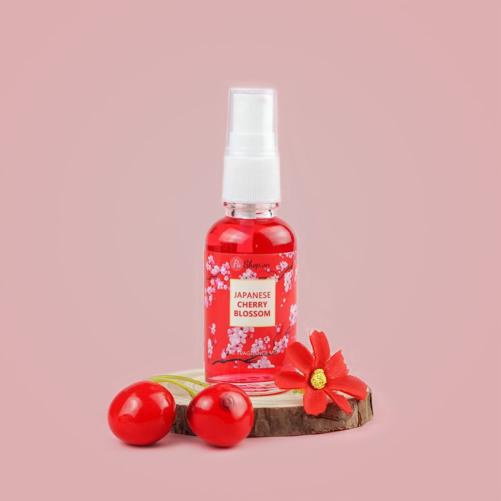 Xịt thơm body mist Bath And Body Works Japanese Cherry Blossoms 36ML | Thế Giới Skin Care