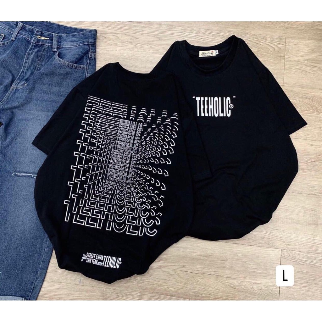 Áo thun tay lỡ form rộng unisex 100% COTTON - Áo phông nữ TEEHOLIC SABI SHOP