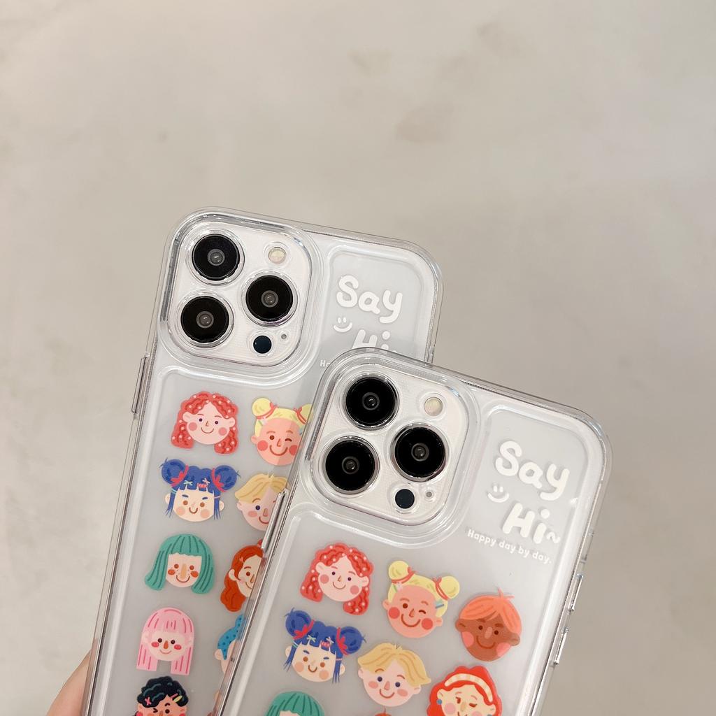 Ốp Điện Thoại Mềm Họa Tiết Hoạt Hình Avatars Cho iphone 13promax 12 11 7plus X XS XR 8 7