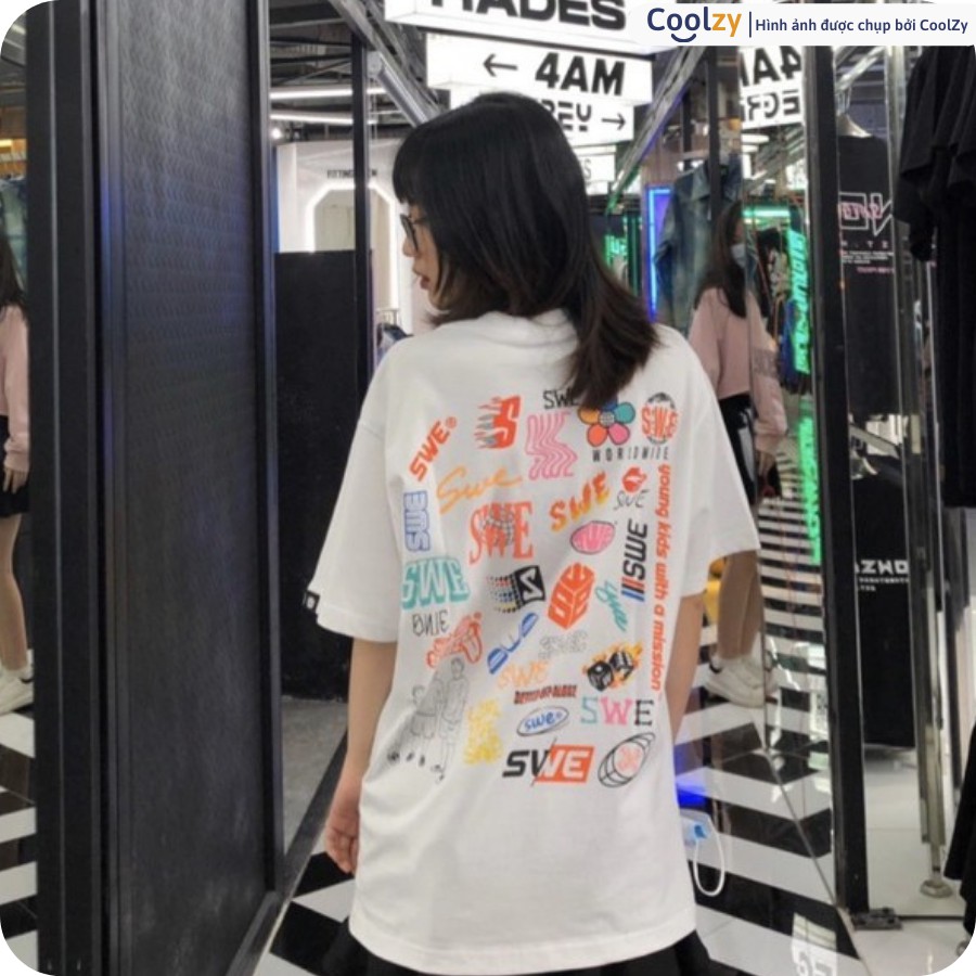 Áo Thun Tay Lỡ SWE Cao cấp form rộng Unisex nam nữ phong cách SWE phong cách Ulzzang | CoolZy | BigBuy360 - bigbuy360.vn