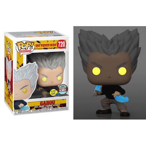 [New box 9/10] Mô hình nhân vật Funko Pop! Garou One Punch Man Flowing Water GITD Specialty Series