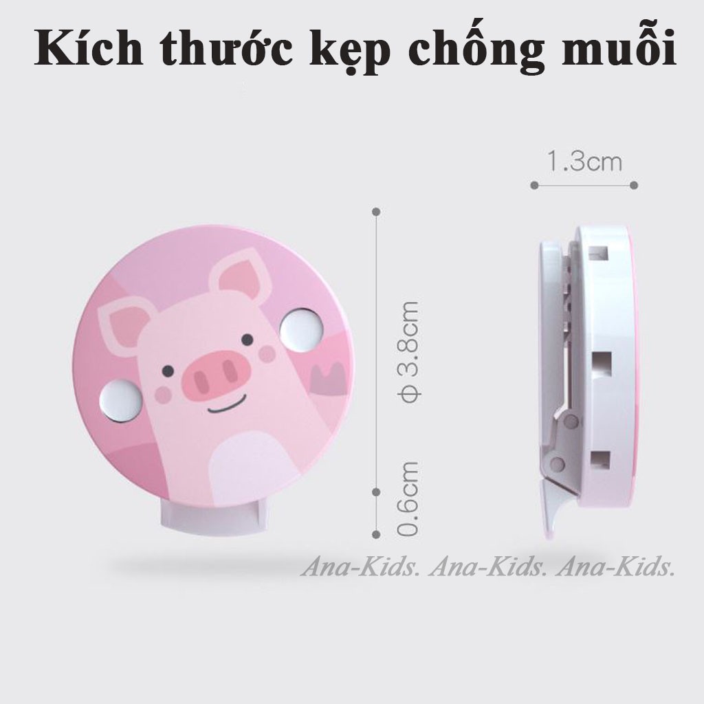 Kẹp đuổi muỗi Goryeo Baby,tinh dầu hương sả an toàn cho bé,giảm thiểu khả năng bị muỗi đốt tới 90%