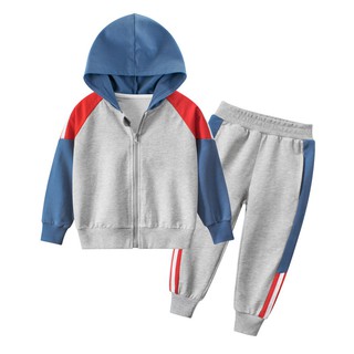Bộ nỉ da cá bé trai 27KIDS Quảng Châu - Bộ quần áo nỉ da cá