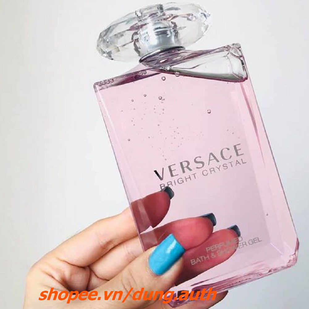 Gel Tắm Nữ 200Ml Versace Bright Crystal Perfumed Bath & Shower Gel, dung.auth Của Hàng Chính Hãng.