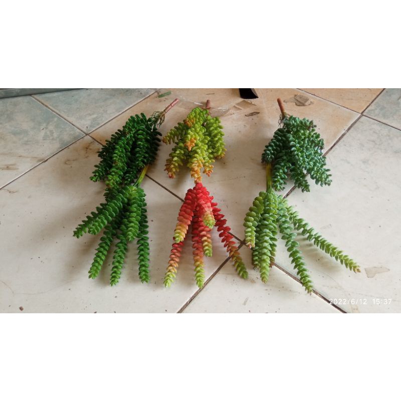 Sen đá giả cành dài 6 nhánh - 12 nhánh - trang trí nhà cửa