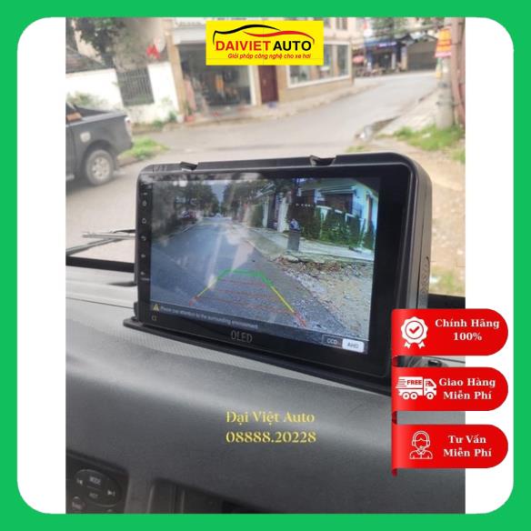 Bộ màn hình android OLEDPRO A5 Xe tải có mặt dưỡng Taplo kèm zăc đổi nguồn chuyên dụng cho xe tải | Đại việt Auto